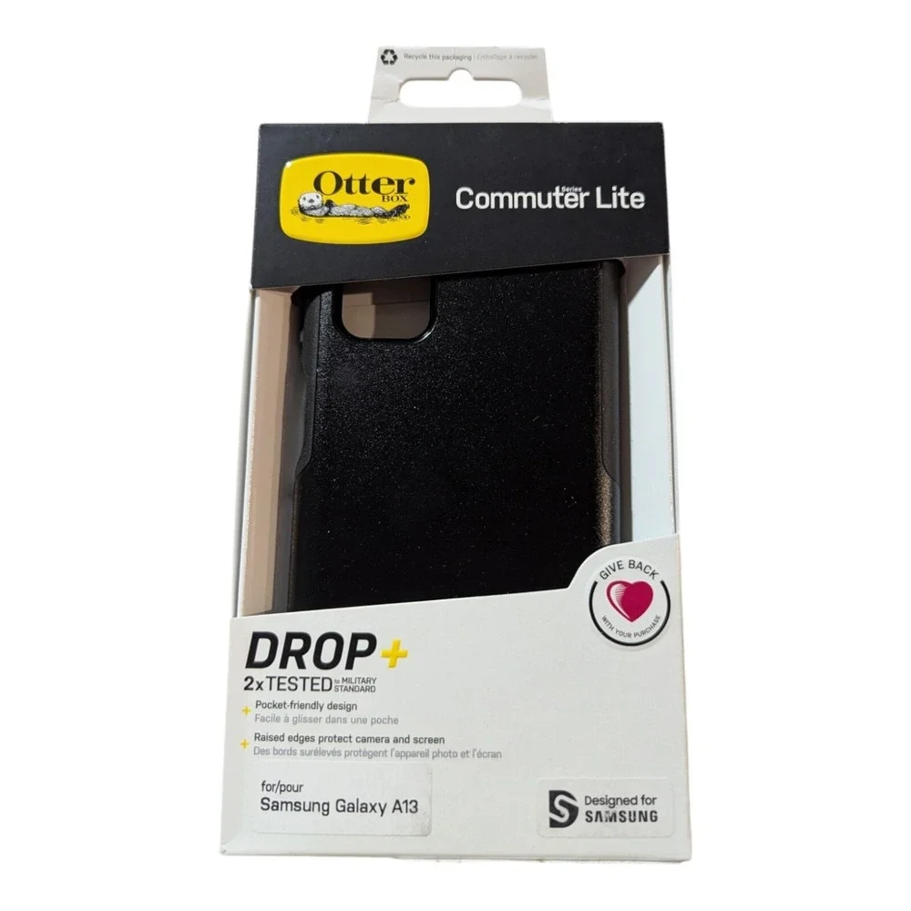 Q3. OtterBox Commuter Lite Drop+ Series Case for Samsung Galaxy A13 - Black‎